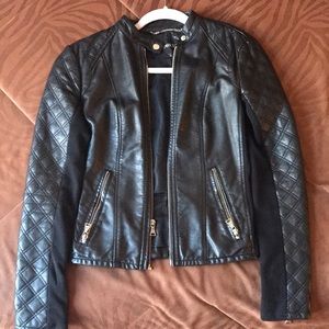 Express faux leather jacket